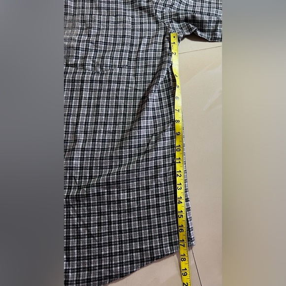 St John’s Bay Shirt ST. JOHN'S BAY mens dress shirt BLACK GREY Large Cotton - Picture 8 of 16